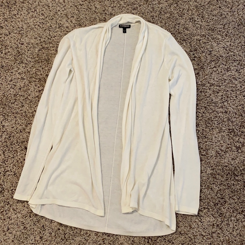 NEW Express White Cardigan
